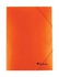 Papírenské zboží - Tafeln mit Gummiband, orange, Karton, A4, VICTORIA