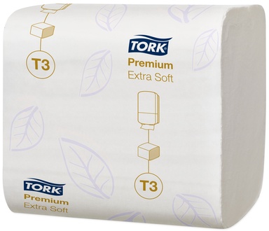 Papírenské zboží - Toaletní papír skládaný TORK PREMIUM Soft 2vrstvy T3 [30 x 252 ks]