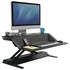 Papírenské zboží - Workstation, Sit-Stand Lotus, schwarz, Kunststoff-Metall, Fellowes