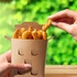 Papírenské zboží - KRAFT Pommes Frites Box 150g mit Fettbarriere [50 Stück]