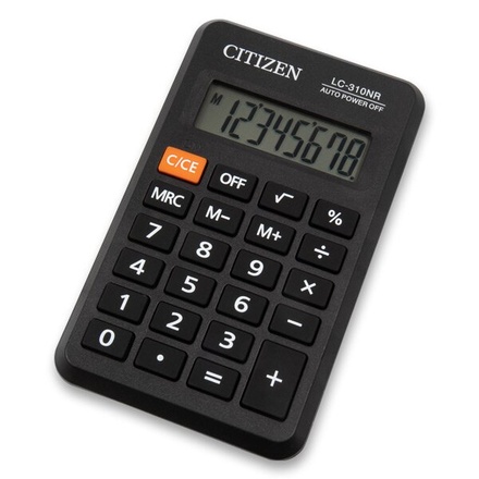 Papírenské zboží - Kapesní kalkulátor Citizen LC-310N