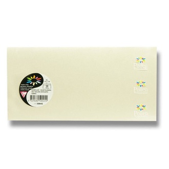 Papírenské zboží - Obálka Clairefontaine perleťová perleťová krémová, DL [20 ks]