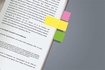 Papírenské zboží - Lesezeichen, Papier, 4x40 Blätter, 15x50 mm, SIGEL Multicolor, Farbmix
