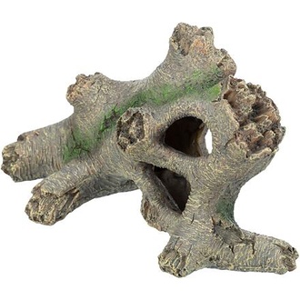 Papírenské zboží - Pařez stromu do terária / akvária, polyesterová pryskyřice, 21 cm 
