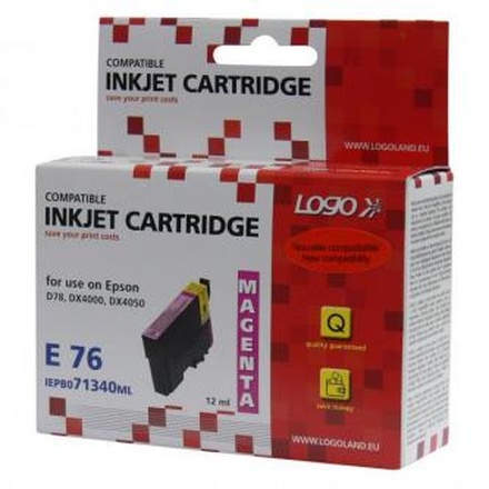 Papírenské zboží - Logo kompatibilní ink s C13T07134011, magenta, 12ml, pro Epson D78, DX4000, DX4050, DX500