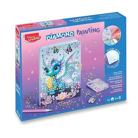 Papírenské zboží - Sada Maped Creativ Diamond Painting - Tajný deníček