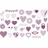 Papírenské zboží - Stampo Scrap Heart Stempel, 35 Stk