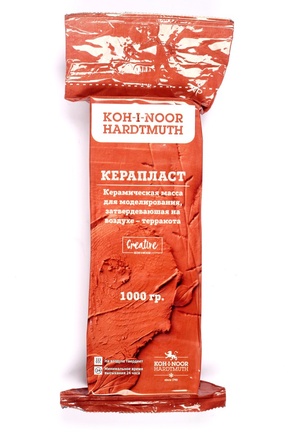 Papírenské zboží - Modelovací hmota keraplast 131707 terra 1000g