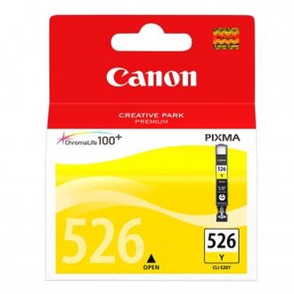 Papírenské zboží - Canon originální ink CLI526Y, yellow, 9ml, 4543B001, Canon Pixma MG5150, MG5250, MG6150,