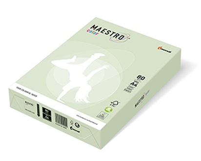 Papírenské zboží - MAESTRO color PASTELL 80g 500 listů Green - GN27