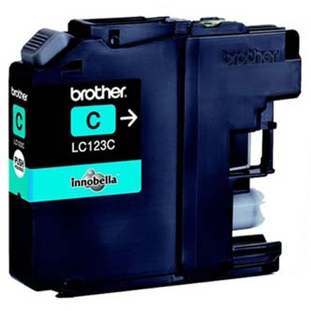 Papírenské zboží - Brother originální ink LC-123C, cyan, 600str., Brother MFC-J4510 DW
