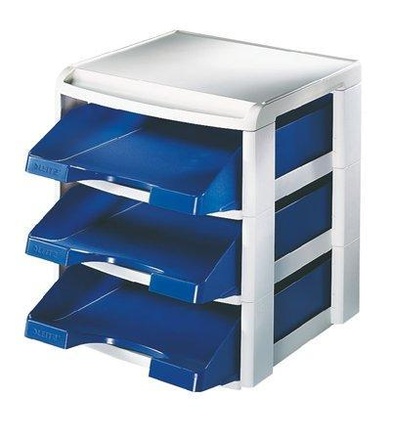 Papírenské zboží - Stohovací systém Leitz Plus, Modrá