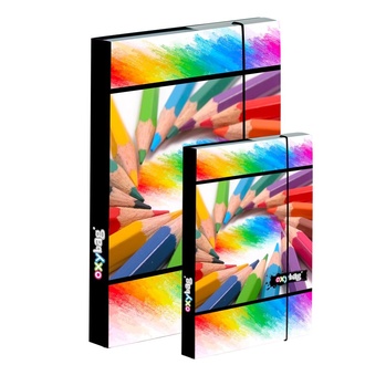 Papírenské zboží - Box A4+A5 Pastelky