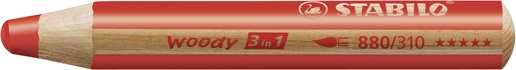 Papírenské zboží - Buntstift, Wasserlinie und Wachsstift in einem STABILO woody 3 in 1 ARTY 6-teiliges Set mit Spitzer