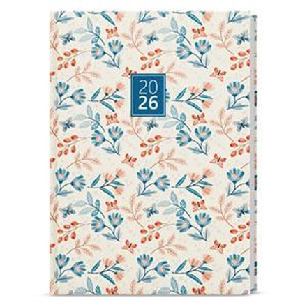 Papírenské zboží - Denní diář - Adam - Lamino - B6 - Motýli