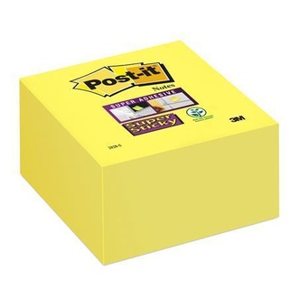 Papírenské zboží - Samolepící bloček, 76x76 mm, 360 lístků, 3M POSTIT "Super Sticky", žlutý