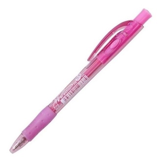 Papírenské zboží - Kuličkové pero "Marathon", růžová 0,4mm, stiskací mechanismus, STABILO