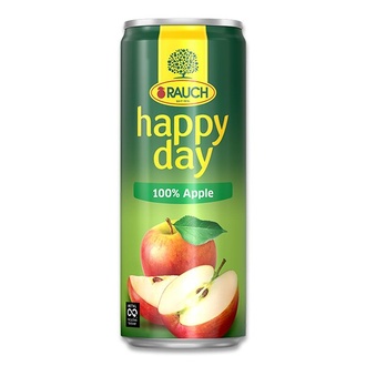 Papírenské zboží - Happy Day Jablko 100% džus 330ml plech
