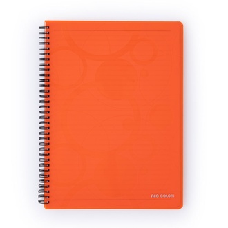 Papírenské zboží - Twin wire blok A4 PP NEO COLORI oranžová