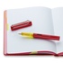 Papírenské zboží - Lamy AL-star Glossy Red Füllfederhalter, Geschenkset mit Notizbuch