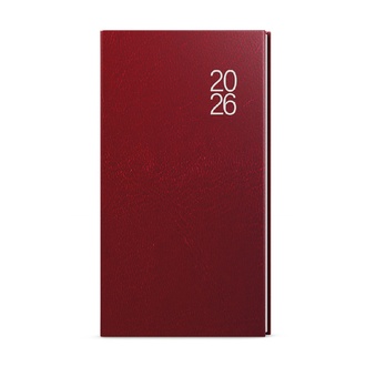 Papírenské zboží - Týdenní diář - Jakub - Balacron - kapesní - bordó