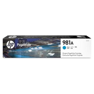 Papírenské zboží - HP originální ink J3M68A, HP 981A, cyan, 6000str., 70ml, HP PageWide Enterprise Color 556