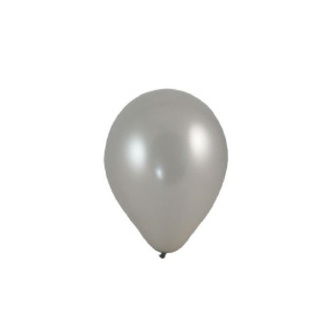 Papírenské zboží - Nafukovací balónky stříbrné "M" [10 ks]