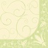 Papírenské zboží - Servietten 2-lagig, 40 x 40 cm Decosoft creme / pastellgrün [50 Stück]