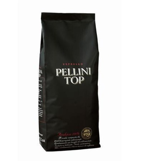 Papírenské zboží - Káva zrnková, pražená, vakuově balené, 500 g, PELLINI "Top"