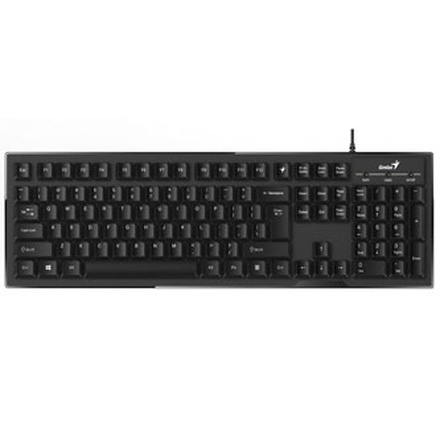 Papírenské zboží - Genius Smart KB-102, Klávesnice CZ/SK, klasická, drátová (USB), stříbrná