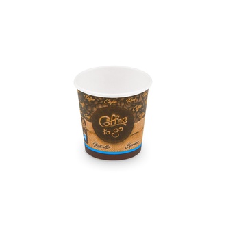 Papírenské zboží - Papírový kelímek "Coffee to go" 110 ml, XS (průměr 62 mm) [50 ks] - espresso