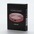 Papírenské zboží - Power Bank, Li-ion, 5V, 6000mAh, Laden der Handys etc., W0608P, 1xKonnektor, rose
