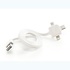Papírenské zboží - USB-Kabel (2.0), USB A M- USB C / Lightning / Micro-USB, 1.5m, 3v1, schwarz, Powercube, flach