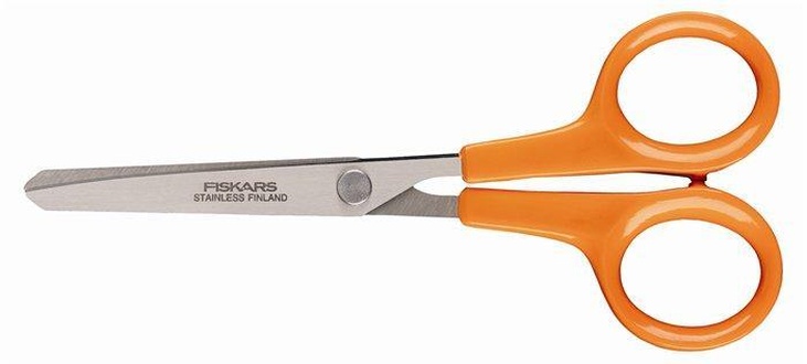 Papírenské zboží - Nůžky "Classic", 13 cm, oranžové, FISKARS