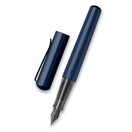 Papírenské zboží - Faber-Castell Hexo Blue plnicí pero hrot F