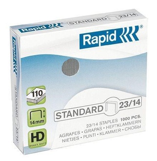 Papírenské zboží - Drátky do sešívačky "Standard", 23/14, galvanizované, RAPID