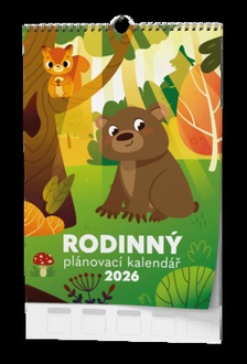 Papírenské zboží - Nástěnný kalendář - Rodinný plánovací kalendář - A3