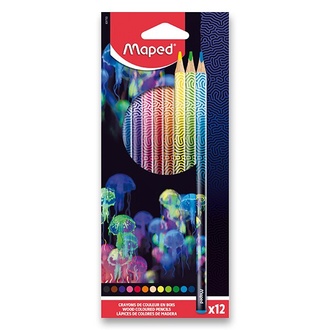 Papírenské zboží - Pastelky Maped Deepsea Paradise 12 barev