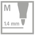 Papírenské zboží - Premium-Faser-Metallic-Marker – STABILO Pen 68 metallic – 6er-Set