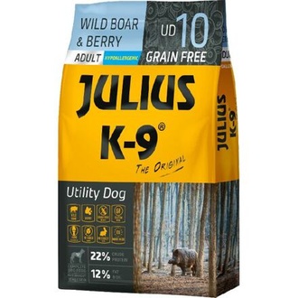 Papírenské zboží - JULIUS K-9 ADULT WILD BOAR&BERRY 10 kg