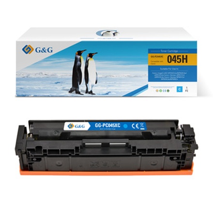 Papírenské zboží - G&G kompatibilní toner s 045H, cyan, NT-PC045XC, pro Canon MF634Cdw, MF632Cdw, LBP612Cdw,