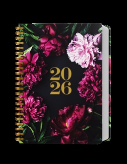 Papírenské zboží - Denní diář - David - Twin - Pivoňky