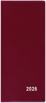Papírenské zboží - Měsíční diář - Xenie - PVC - bordó