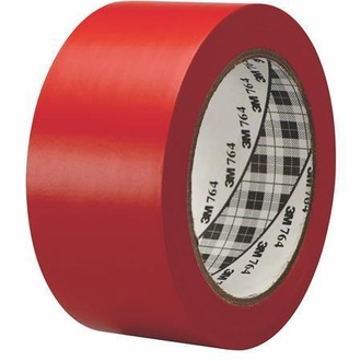 Papírenské zboží - Označovací lepící páska, červená, 50 mm x 33 m, 3M
