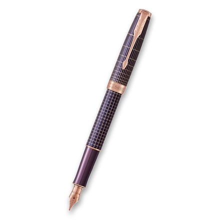 Papírenské zboží - Parker Sonnet Purple Chiselled PGT hrot M