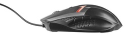 Papírenské zboží - Gaming-Maus „Ziva“, schwarz-grau, kabelgebunden, optisch, größere Größe, USB, TRUST
