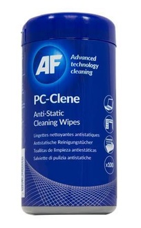 Papírenské zboží - Čistící ubrousky, 100 ks, AF "PC-Clene"