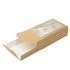 Papírenské zboží - ECO-Papierbox für Makronen 180x55x55 mm braun mit Fenster [50 Stück]