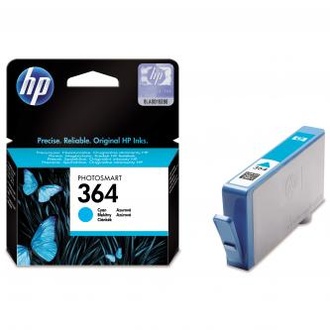 Papírenské zboží - HP originální ink CB318EE, HP 364, cyan, 300str., HP Photosmart B8550, C5380, D5460