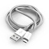 Papírenské zboží - USB Kabel (2.0), USB A M - microUSB M, 1m, reversible, silbern, Verbatim, Box, 48862